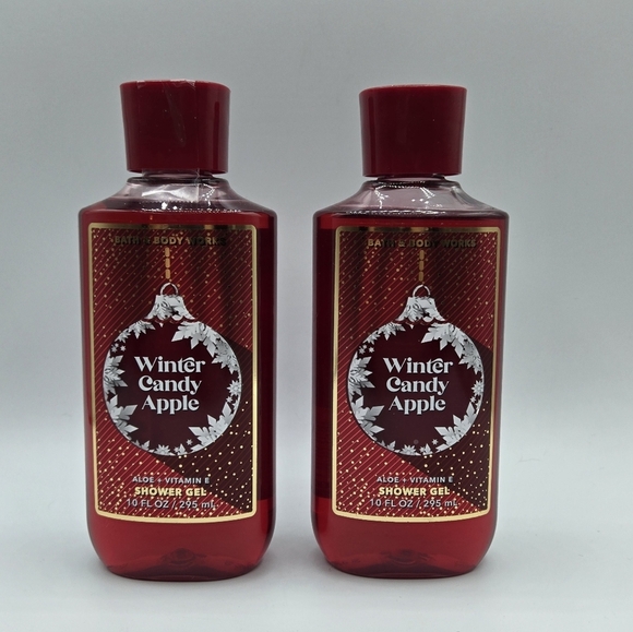 Bath & Body Works Winter Candy Apple Shower Gel Bundle - Picture 1 of 4